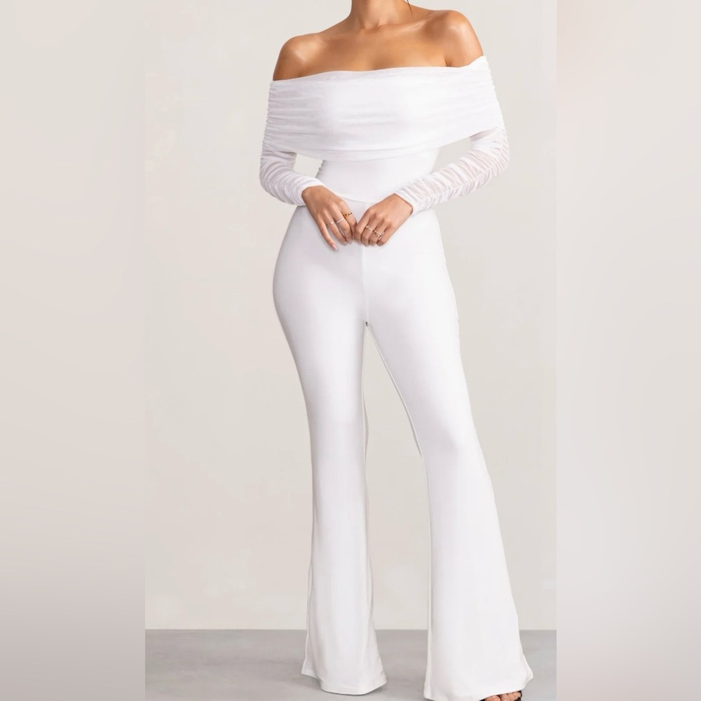 Club London white jumpsuit